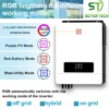 Hybrid inverter 8.2KW-DC48V On/Off có lưu trữ model 2024 - AC230V Sạc MPPT160A Đầu vào PV kép tối đa 500V Bám tải bù lưới
