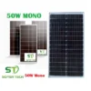 Tấm Pin Mono Năng Lượng Mặt Trời Soyer Tech ST-50W/18V10BB - Hàng Chính Hãng - Bảo hành 12 năm