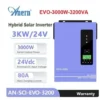Hybrid Inverter SAKO-ZUMAX-SUMRY-EVO-3KVA 24V AC220-240V 80A MPPT PV 30V-450V- Biến tần năng lượng sóng sin chuẩn