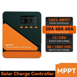 Mới Bộ Điều Khiển Sạc Năng Lượng Mặt Trời MPPT 30A 100V Plus Phiên Bản 12V 24V 30A MPPT