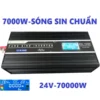 Bộ chuyển đổi điện Sin Chuẩn 7000W-Bộ Đổi Nguồn 24V sang 220V Sin Chuẩn -SOYER TECH-Mã STA-7000W