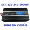 Bộ chuyển đổi điện Sin Chuẩn 5000W-Bộ Đổi Nguồn 24V sang 220V Sin Chuẩn -SOYER TECH