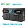 Đổi Nguồn inverter Công Suất 12V-24V 2200w Sóng Sin Chuẩn-Bộ kich Điện Inverter Công Suất 2200W