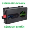 Bộ chuyển đổi điện Sin Chuẩn 5500W-Bộ Đổi Nguồn 48V sang 220V Sin Chuẩn STB-5500w-SOYER TECH