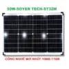 Tấm Pin Mono Năng Lượng Mặt Trời MONO-50W-SOYER TECH-ST32M-50W/18V PV Module-Hàng Chính Hãng