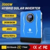 SUMRY Hybrid Inverter 3KW 24V AC220-240V 80A MPPT PV 55V-450V- Biến tần năng lượng sóng sin chuẩn 3200VA/3000W