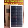 Tấm Pin Năng Lượng Mặt Trời Mono 50W - Hàng Chính Hãng - Bảo hành 10 năm -SOYER TECH tặng jack mc4
