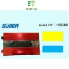 Bộ Đổi Điện Sin Chuẩn Suoer 1500W 12V Sang 220V Có Đồng Hồ Hiển Thị - FPC-1500AP