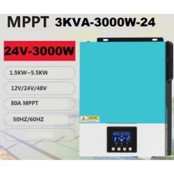 Biến Tần Hybrid Solar Inverter ZUMAX On/Off 24V-3200VA 3KW 24V- MPPT-PV 30-450 VDC