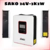 Biến tần NLMT Hybrid SAKO 24V-3KVA AC220-240V 80A MPPT PV 30V-450V