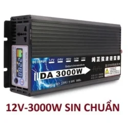 Bộ đổi nguồn inverter 12v lên 220v 3000W Sóng Sin chuẩn