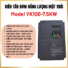 Biến Tần Bơm Năng Lượng Mặt Trời 7.5KW 3 Pha 380V – Model YK100-7.5KW | Chính Hãng SOYER TECH