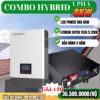 Combo Inverter Hybrid Lux Power 6KW SNA + Pin Lithium SOYER TECH V-LFP51.2-100Ah (5.12KWh)  (COMBO 02)