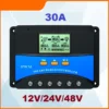 Bộ Điều Khiển Sạc Năng Lượng Mặt Trời PWM 30A 12V/24V/48V Tự Động Nhận- Mẫu Mới