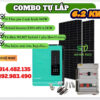 COMBO TỰ LẮP HỆ HÒA LƯỚI KHÔNG LƯU TRỮ HYBRID EVO 6.2KW (COMBO 15)