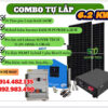 COMBO TỰ LẮP HỆ HÒA LƯỚI LƯU TRỮ HYBRID EASUN 6.2KW (COMBO 17)
