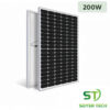 Tấm Pin Năng Lượng Mặt Trời 200W Mono SOYER TECH Hiệu Suất Cao -  Mẫu mới