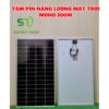 Tấm Pin NLMT MONO 200W | Chính hãng SOYER TECH Hiệu Suất Cao