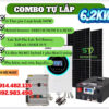 COMBO TỰ LẮP HỆ HÒA LƯỚI LƯU TRỮ HYBRID SAKO V 6.5KVA ( COMBO 36)
