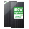TẤM PIN NLMT JINKO 590W SOLAR TIGER NEO N-TYPE JKM5590N-72HL4-BDV LOẠI A- MỚI 100% TỰ VẬN CHUYỂN