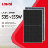 Combo 6 Tấm pin NLMT LONGi 545W 2 mặt kính | Hi-MO 5 | LR5-72HBD-545M tự vận chuyển