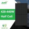 COMBO 4 Tấm Pin Mặt Trời Hai Mặt Kính Jinko Tiger Neo 440W – Bifacial Mono Loại A - JKM440N-54HL4R-BDV