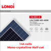 Combo 6 Tấm pin năng lượng mặt trời LONGi 445W Half-cell 2 mặt kính LR4-72HBD-445M