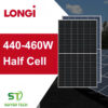 Combo 12 Tấm pin năng lượng mặt trời LONGi 445W Half-cell 2 mặt kính LR4-72HBD-445M