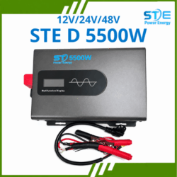 BỘ CHUYỂN ĐỔI NGUỒN ĐIỆN SÓNG SINE CHUẨN STE POWER ENERGY 12V/24V/48V-220V 5500W STE-D