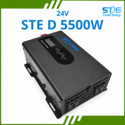 BỘ CHUYỂN ĐỔI NGUỒN ĐIỆN SÓNG SINE CHUẨN STE POWER ENERGY 24V LÊN 220V 5500W STE-D
