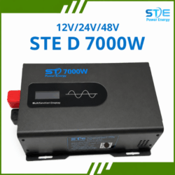 BỘ CHUYỂN ĐỔI NGUỒN 7000W 12V/24V/48V sang 220V Sin Chuẩn STE POWER ENERGY Mã STE D 7000W