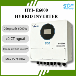 Biến tần năng lượng Hybrid 48V 6000W AN-HYI-E6000-STE- IP65 - Tiêu chuẩn IP65 chống bụi chống nước- STE Power Energy