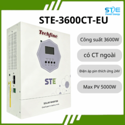 Biến tần Hybrid Hòa Lưới & Lưu Trữ Bám Tải Solar Inverter STE-3600CT-EU 3.6KW – MPPT 120A, PV 500VDC,CT ngoài kèm theo