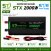 Bộ Chuyển Đổi Nguồn STX 2000W Hệ 12V Sóng Sin Chuẩn Ra 220V Công Suất Liên Tục 800W – Phân Phối ST SOYER TECH