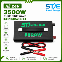 Inverter STF- 3500W Hệ 24V Bộ Chuyển Đổi Điện Áp 24V Sang 220V Sóng Sin Chuẩn-Phân Phối ST SOYER TECH