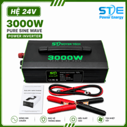 INVERTER-STF 3000W Sóng SinChuẩn-24V Lên 220V - Bộ Chuyển Đổi Nguồn Cao Cấp-Phân Phối ST SOYER TECH