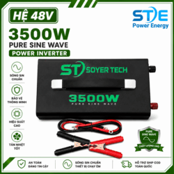 Bộ Chuyển Đổi Nguồn Sóng Sin Chuẩn 3500W Hệ 48VDC Ra 220VAC Inverter STF-Phân Phối ST SOYER TECH