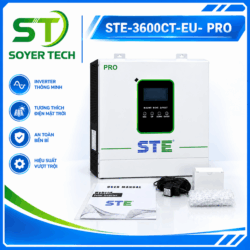 Biến Tần Năng Lượng Mặt Trời STE-3600CT-EU-PRO 3600W 24V Sạc 120A PV 5000W | Phân Phối ST SOYER TECH