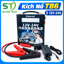 Bộ Kích Nổ Ô Tô T86 12V-24V – Kích Bình Khẩn Cấp Xe Ô Tô, Xe Tải – Phân Phối ST Soyer Tech