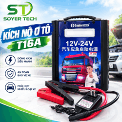 Bộ Kích Nổ Ô Tô Soulor T16A 12V-24V Siêu Mạnh – Kích Bình Khẩn Cấp Xe Hơi, Xe Tải – Phân Phối ST Soyer Tech