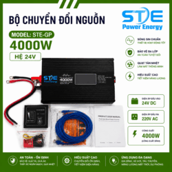 Bộ chuyển đổi điện sin chuẩn STE GP 4000W hệ 24V lên 220V Sin Chuẩn 4000W ST Soyer Tech