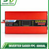 INVERTER SUOER FPC-3000AL – BỘ  ĐỔI ĐIỆN 12V LÊN 220V 3000W SIN CHUẨN CÓ MÀN HÌNH HIỂN THỊ – ST SOYER TECH