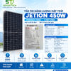 TẤM PIN NĂNG LƯỢNG MẶT TRỜI JETION SOLAR 450W – 1 MẶT KÍNH| Phân Phối ST Soyer Tech