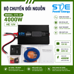 Bộ chuyển đổi điện sin chuẩn STE GP 4000W hệ 12V lên 220V Sin Chuẩn 4000W ST Soyer Tech