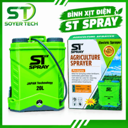 BÌNH XỊT ĐIỆN ST SPRAY 20L – 12V | BÌNH PHUN THUỐC CHẠY ĐIỆN -ST Soyer Tech
