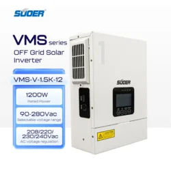 Biến tần năng lượng mặt trời 12V 1.2kW Single Output MPPT off Grid Solar Inverter with Pure Sine Waveform 98% Efficiency & Solar Charge Control