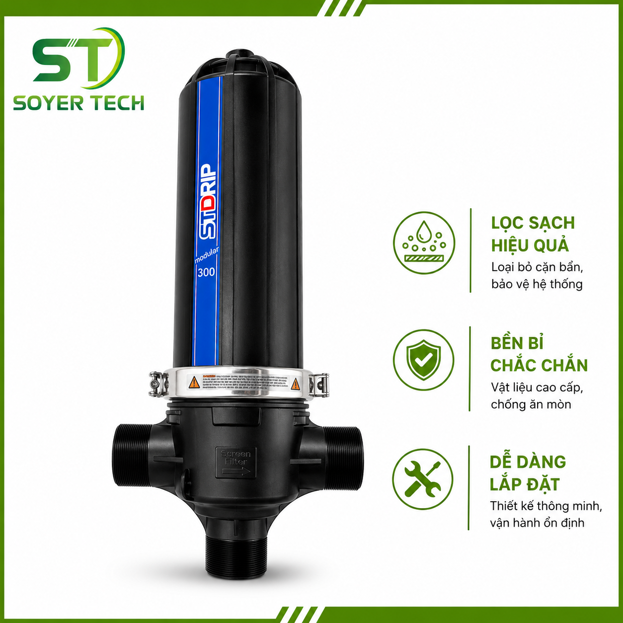 DFS-3NR/A – Bộ Lọc Nước 4 Tầng STDRIP Chính Hãng | Phân Phối ST Soyer Tech