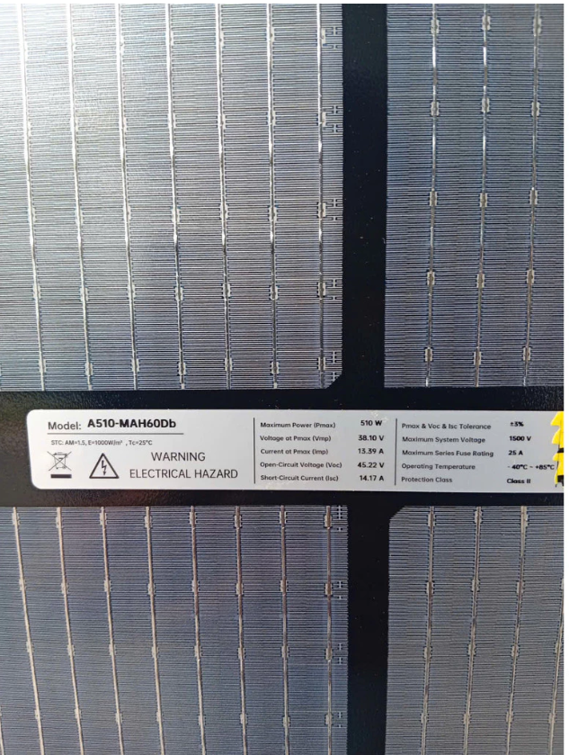 thống số 510w aik